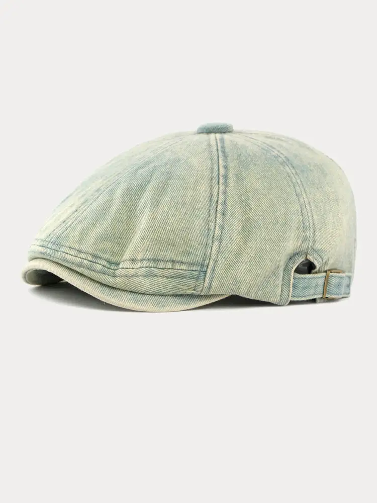 Fashion Vintage Denim Newsboy Cap