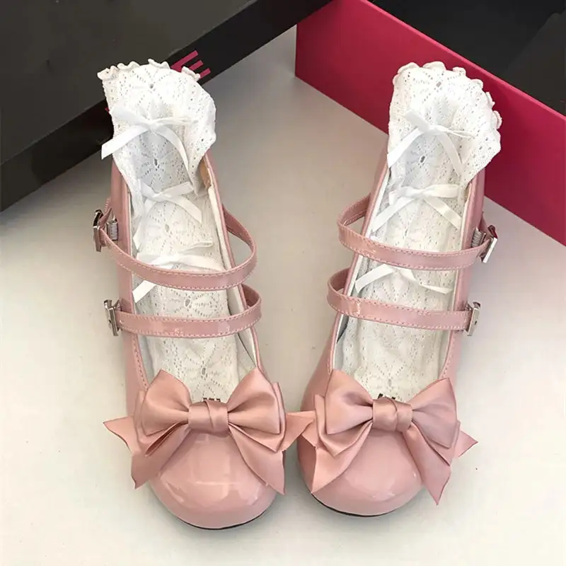 Patent Leather Ankle-Strap Pumps