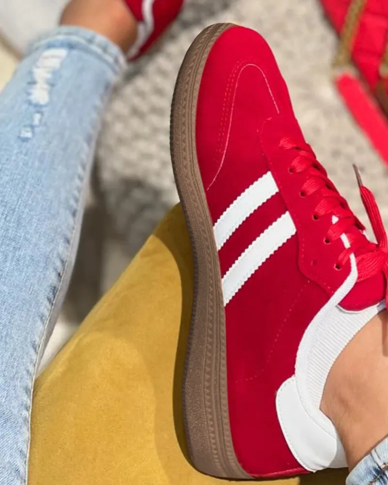 Vintage Inspired Striped Casual Sneakers