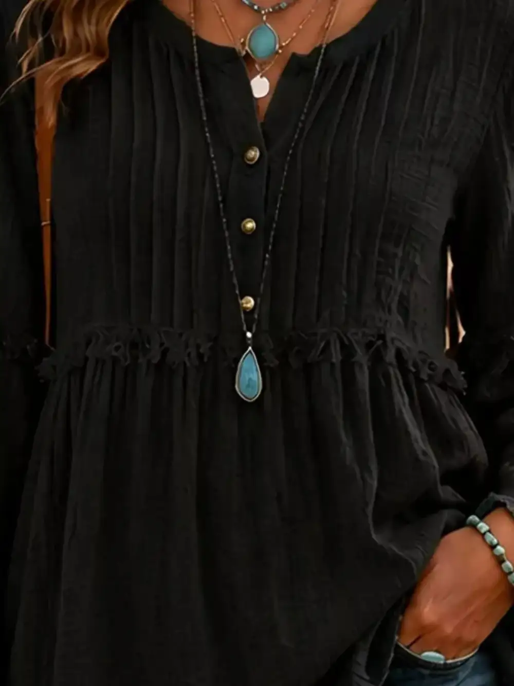 Long Sleeve Everyday Blouse