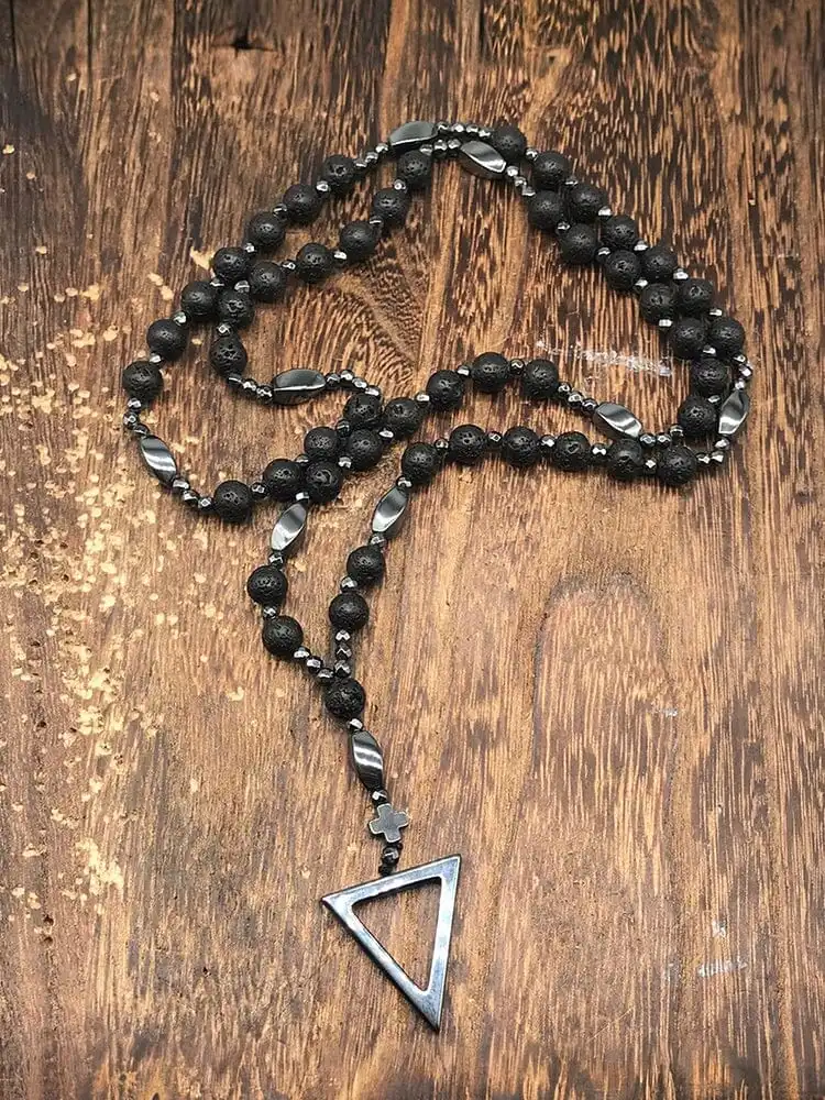 Natural Stone Pendant Necklace