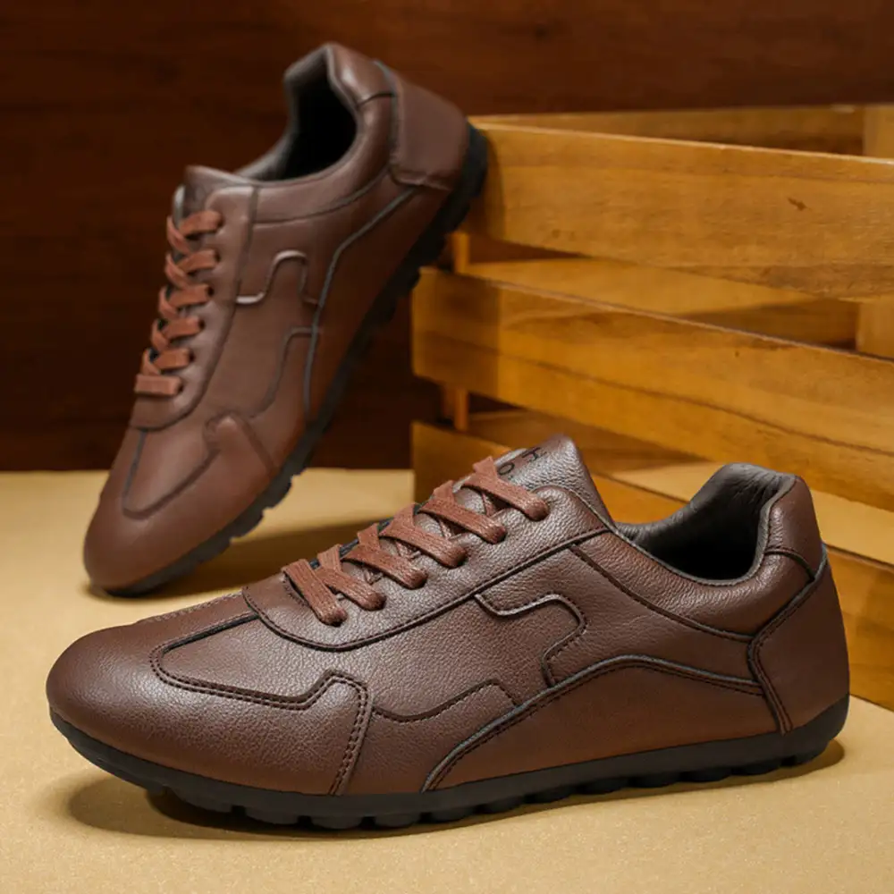 Vintage Leather Sneakers
