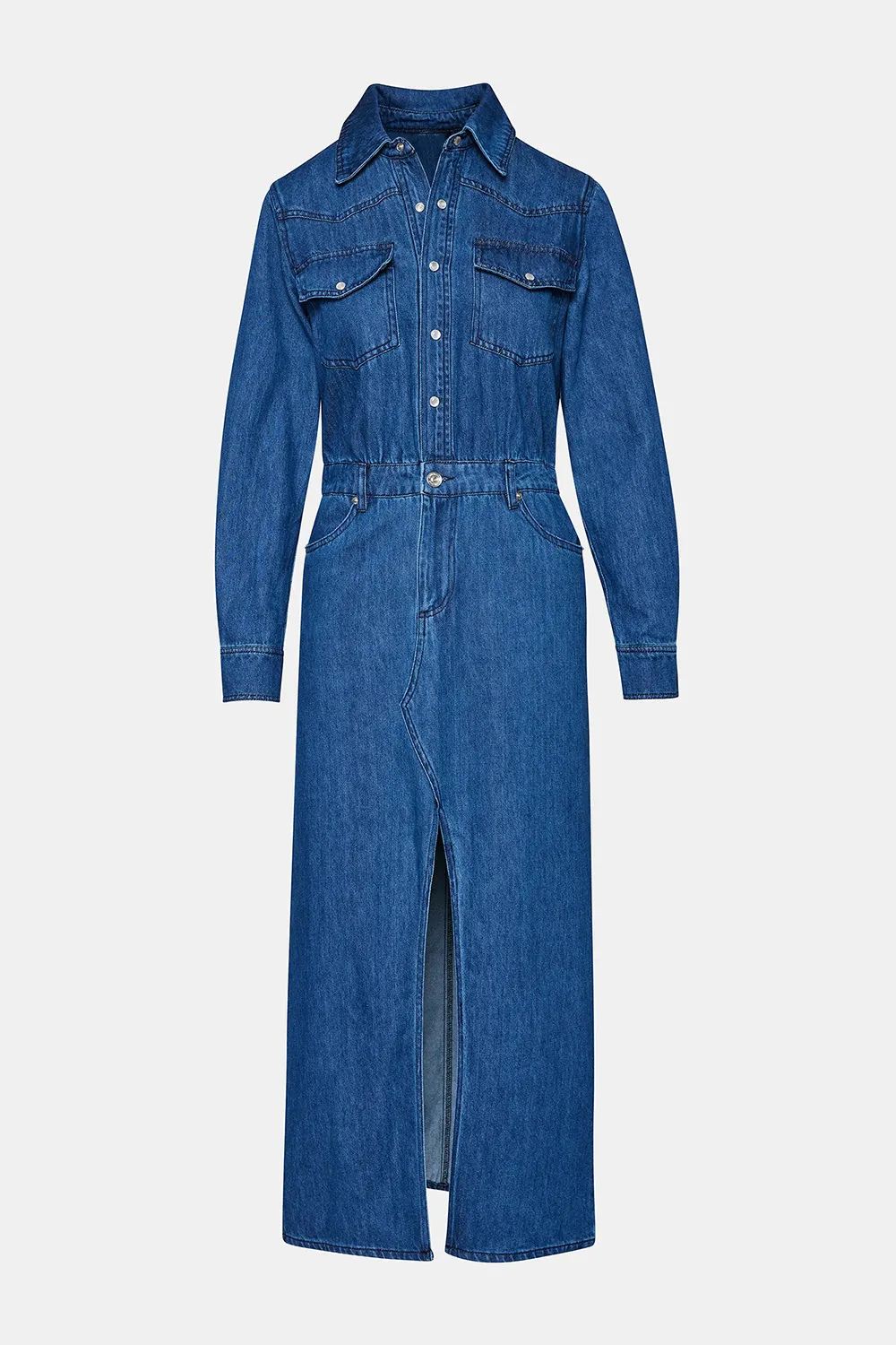 DENIM MAXI DRESS