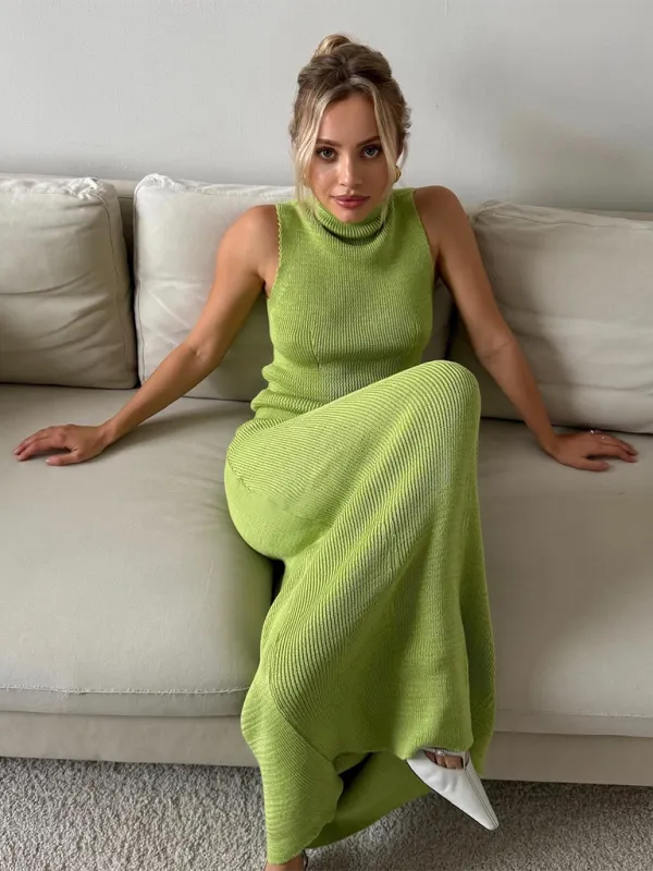 Collared Sleeveless Coordinated Set
