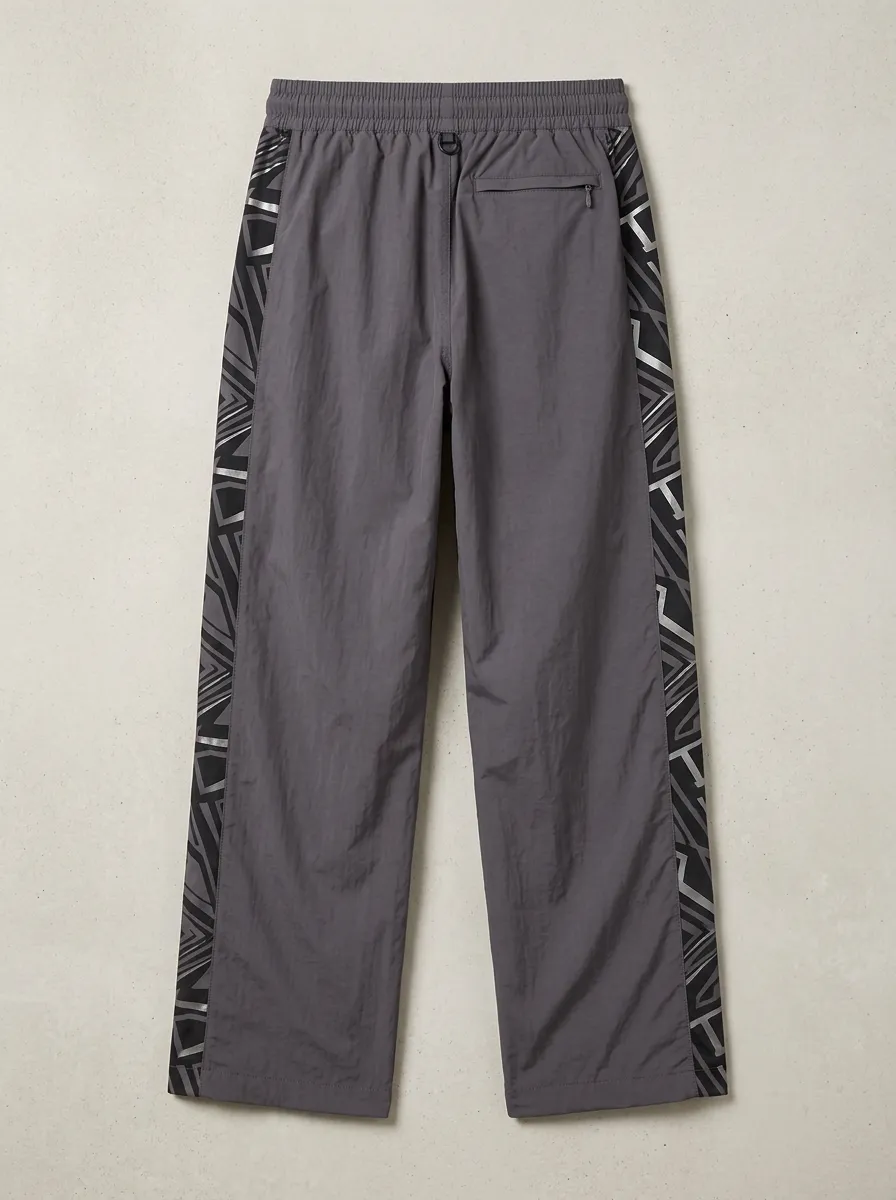 Women's Sporty Activewear Geometric Side-Stripe Printed Joggers