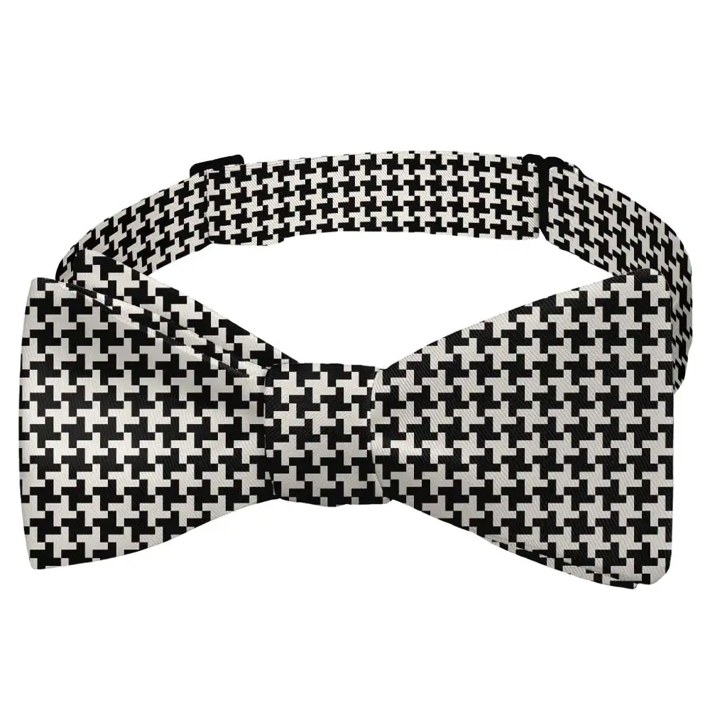Puppytooth Pattern Bow Tie