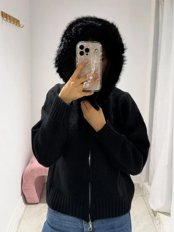 Faux Fur Jacket