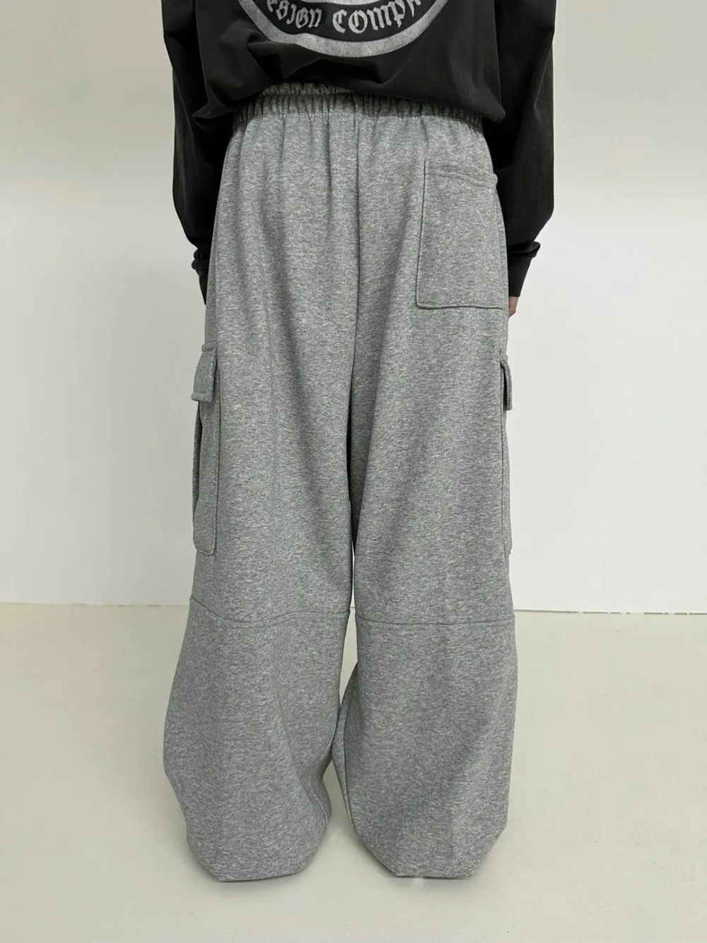 Velvet Lined Cuffed Relaxed Cargo Pants