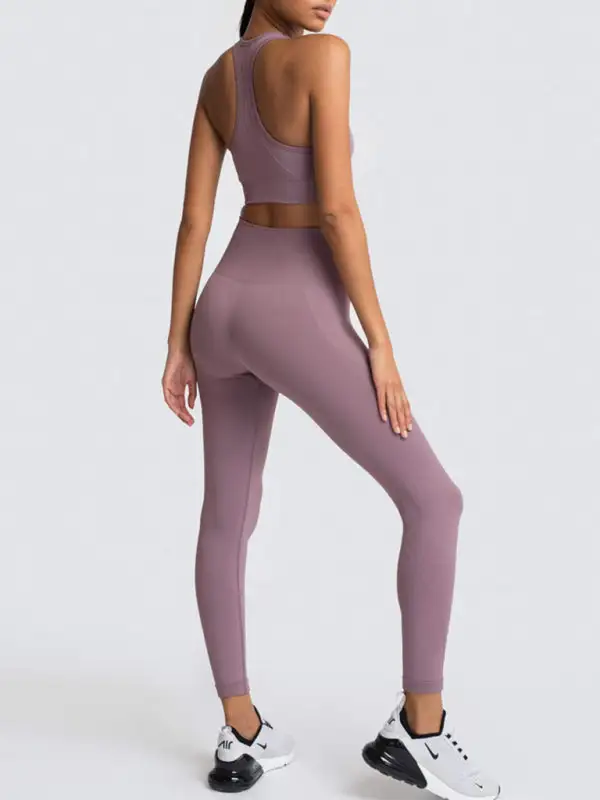 Beautiful Back High Waist Peach Hip Top