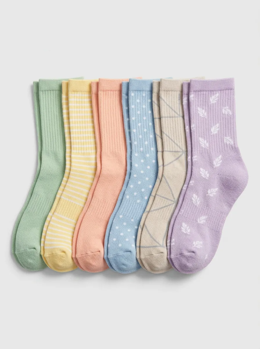 Outdoor-Inspired Men's Six-Pair Long Socks