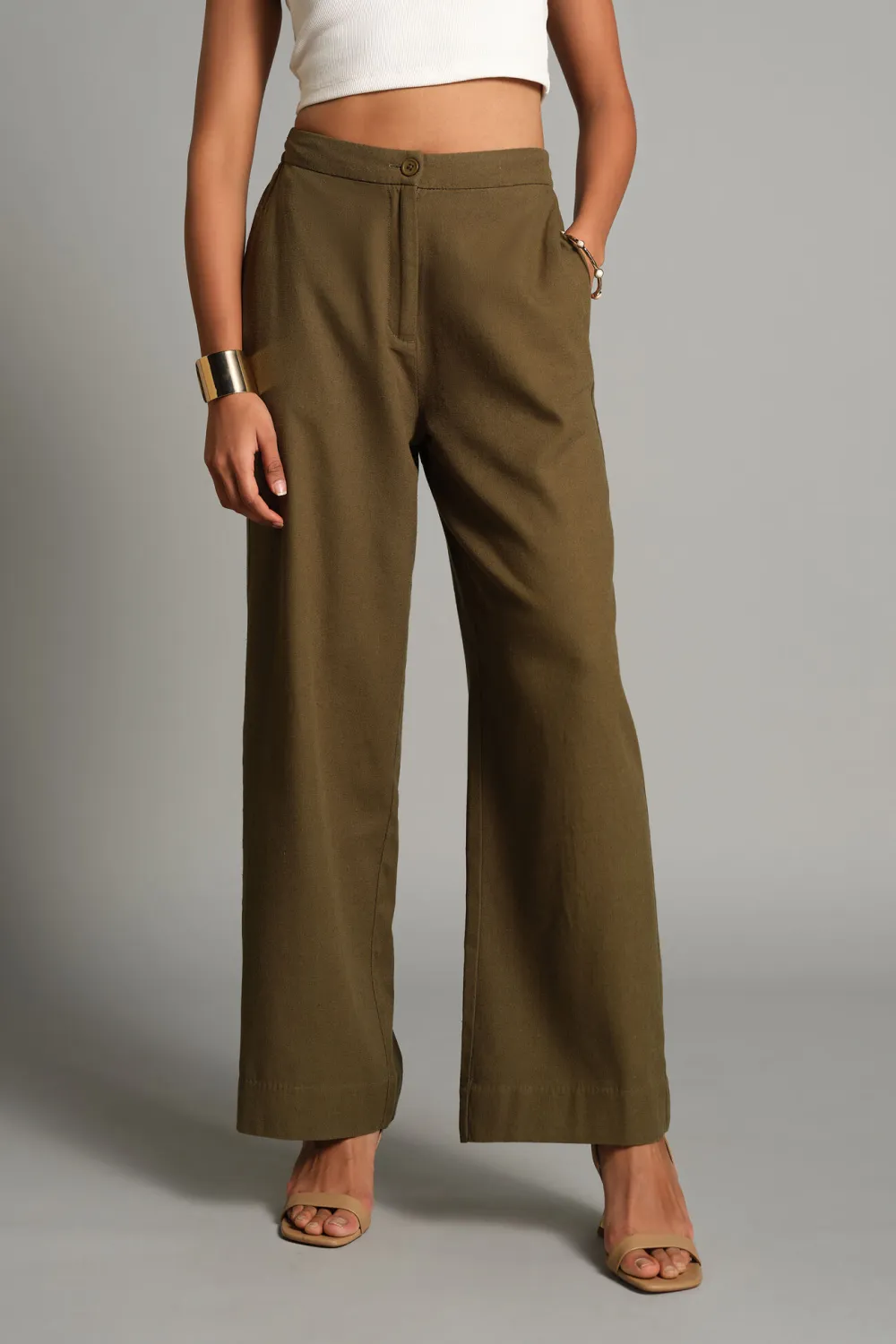 High Waist Flair Pants