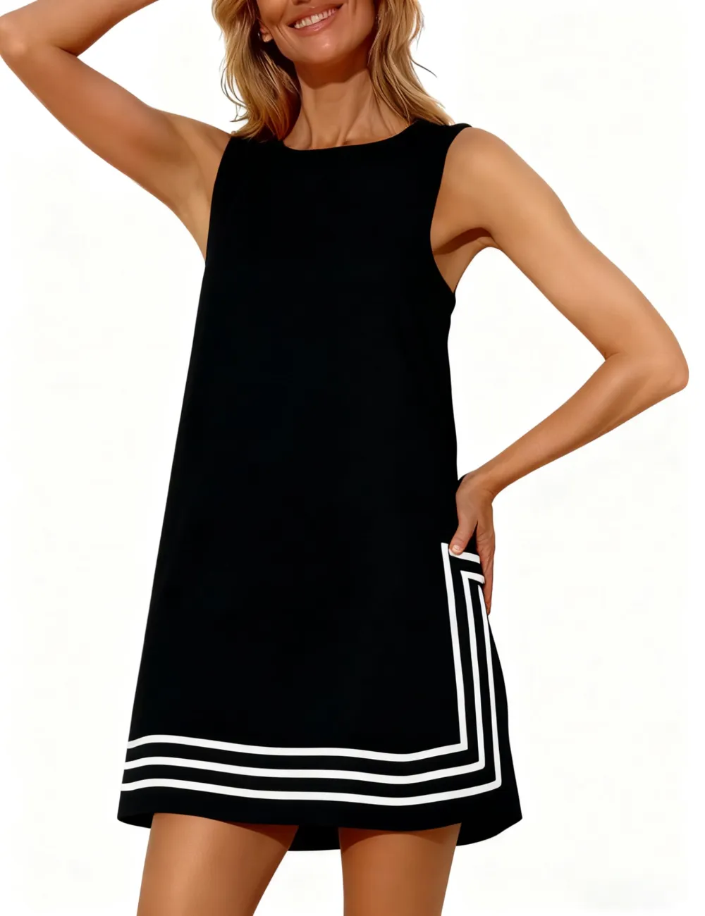 Summer Boho A-Line Mini Dress
