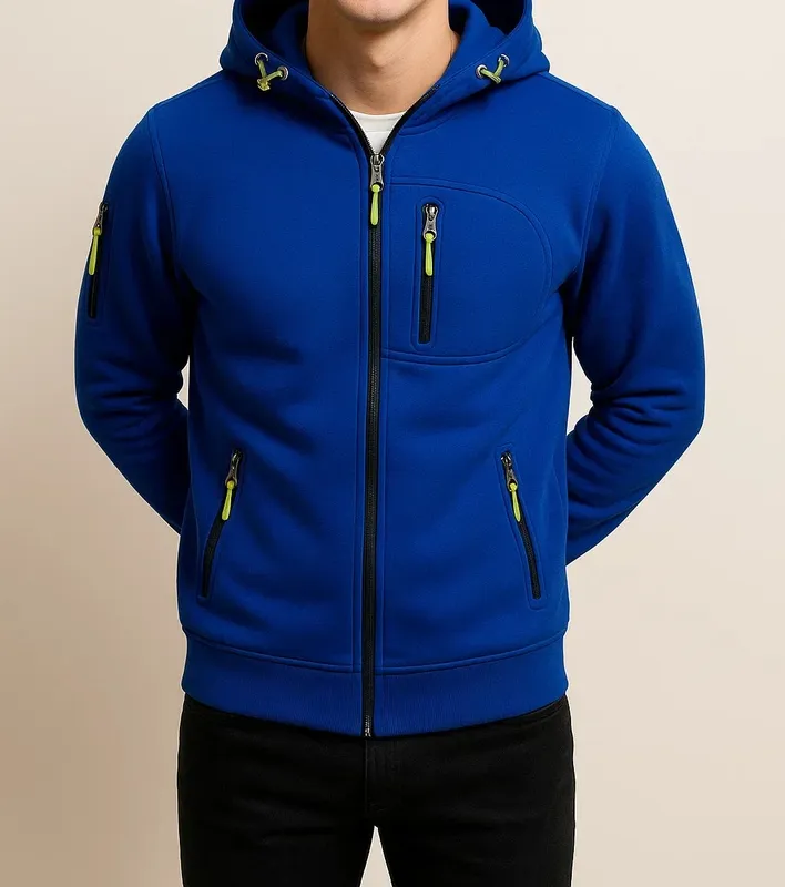 Zip Front Hoodie