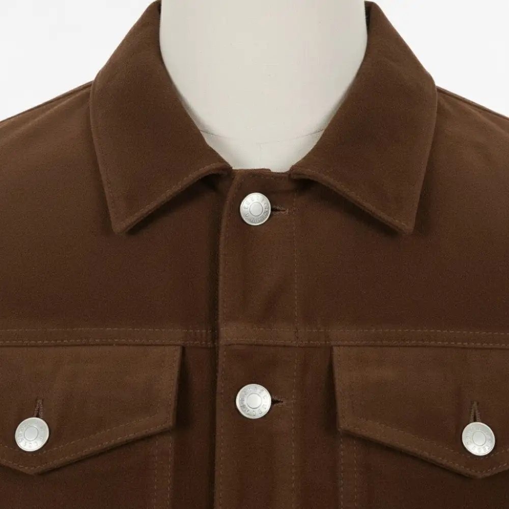 Classic Suede Trucker Jacket