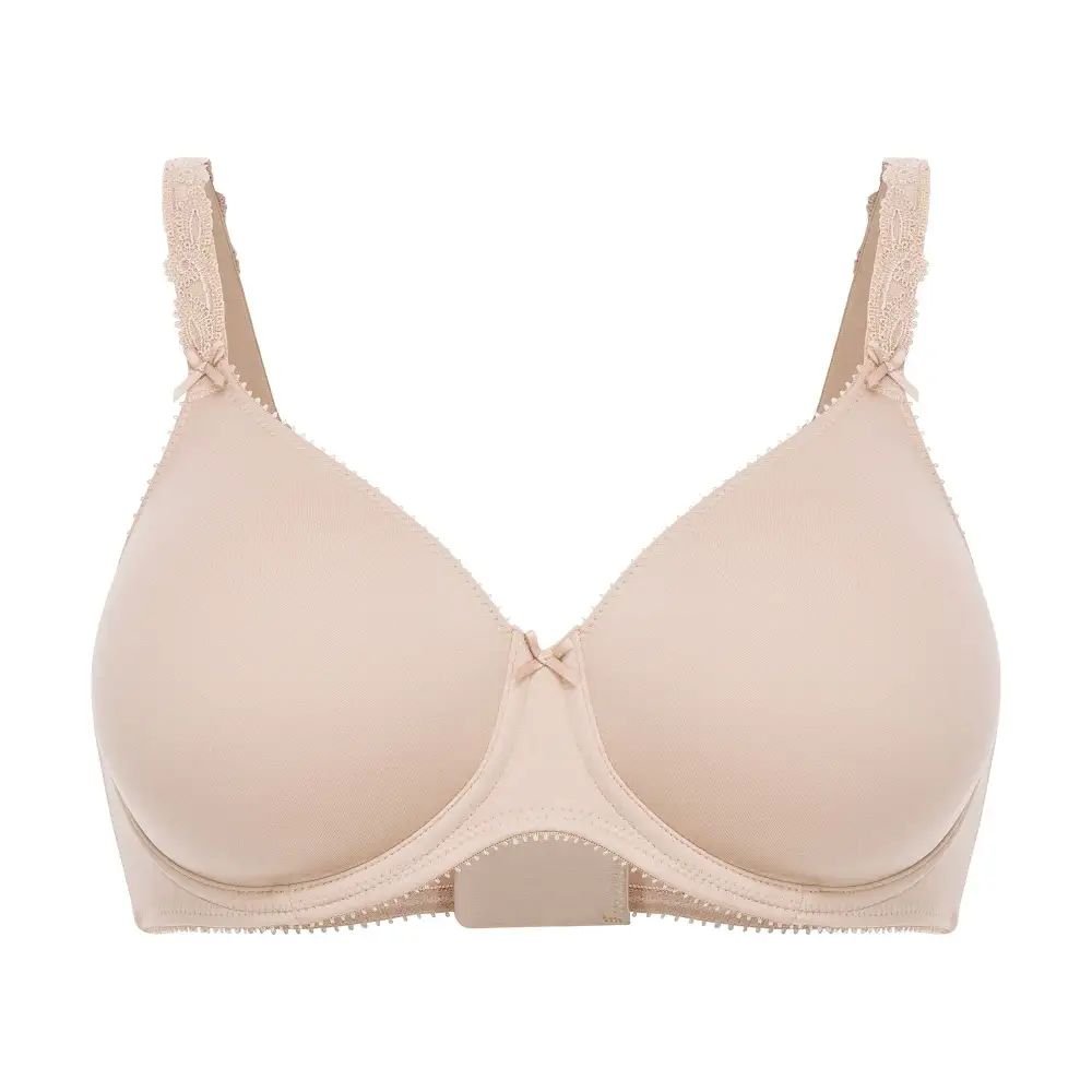 Women's Underwire Seamless Embroidery Breathable Smoothing Bra
