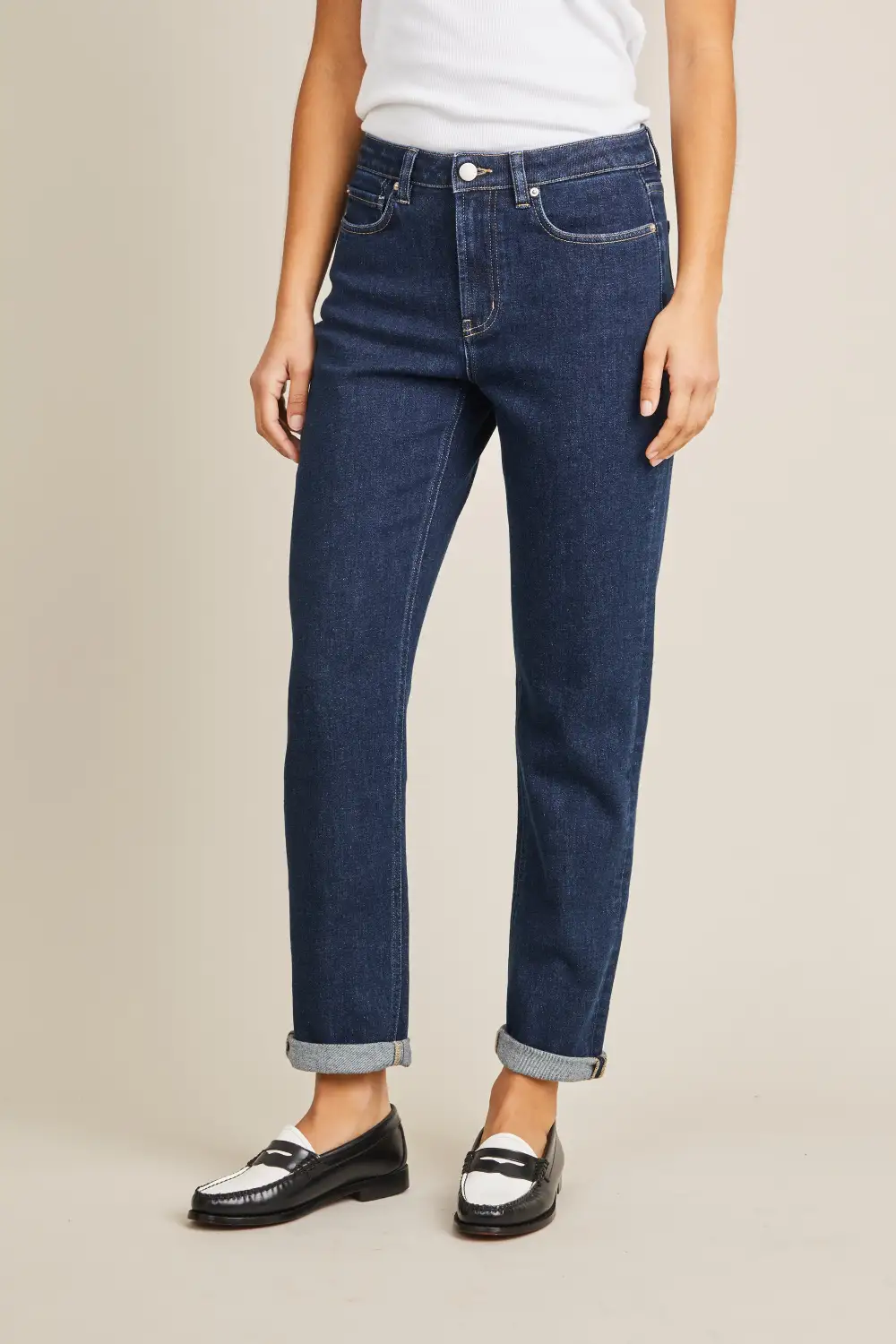 Women's Boyfriend Girlfriend High Waist Jeans