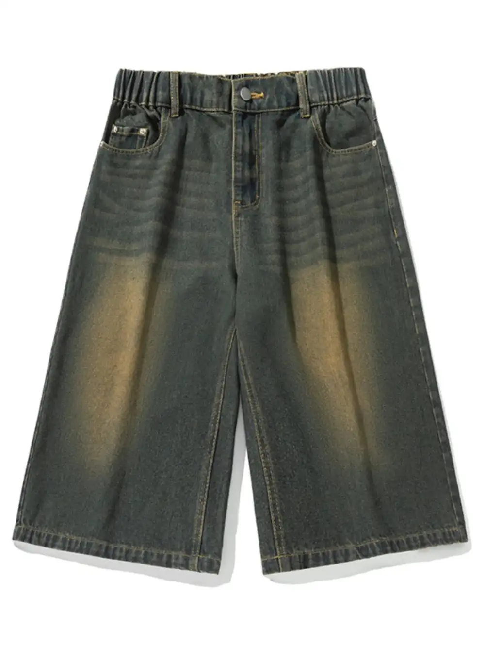 Nylon Cotton Blend Casual Shorts