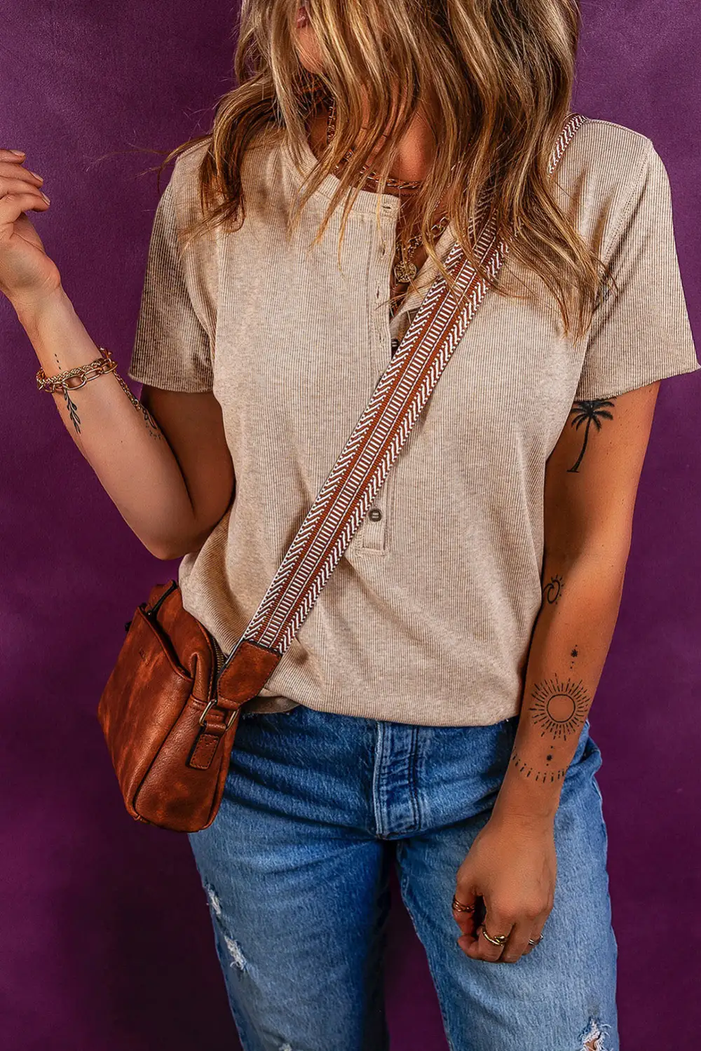 Airy Heritage Knit Tee