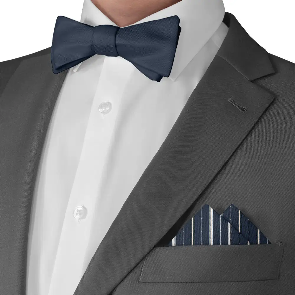 Polished Classic Striped Pocket Square