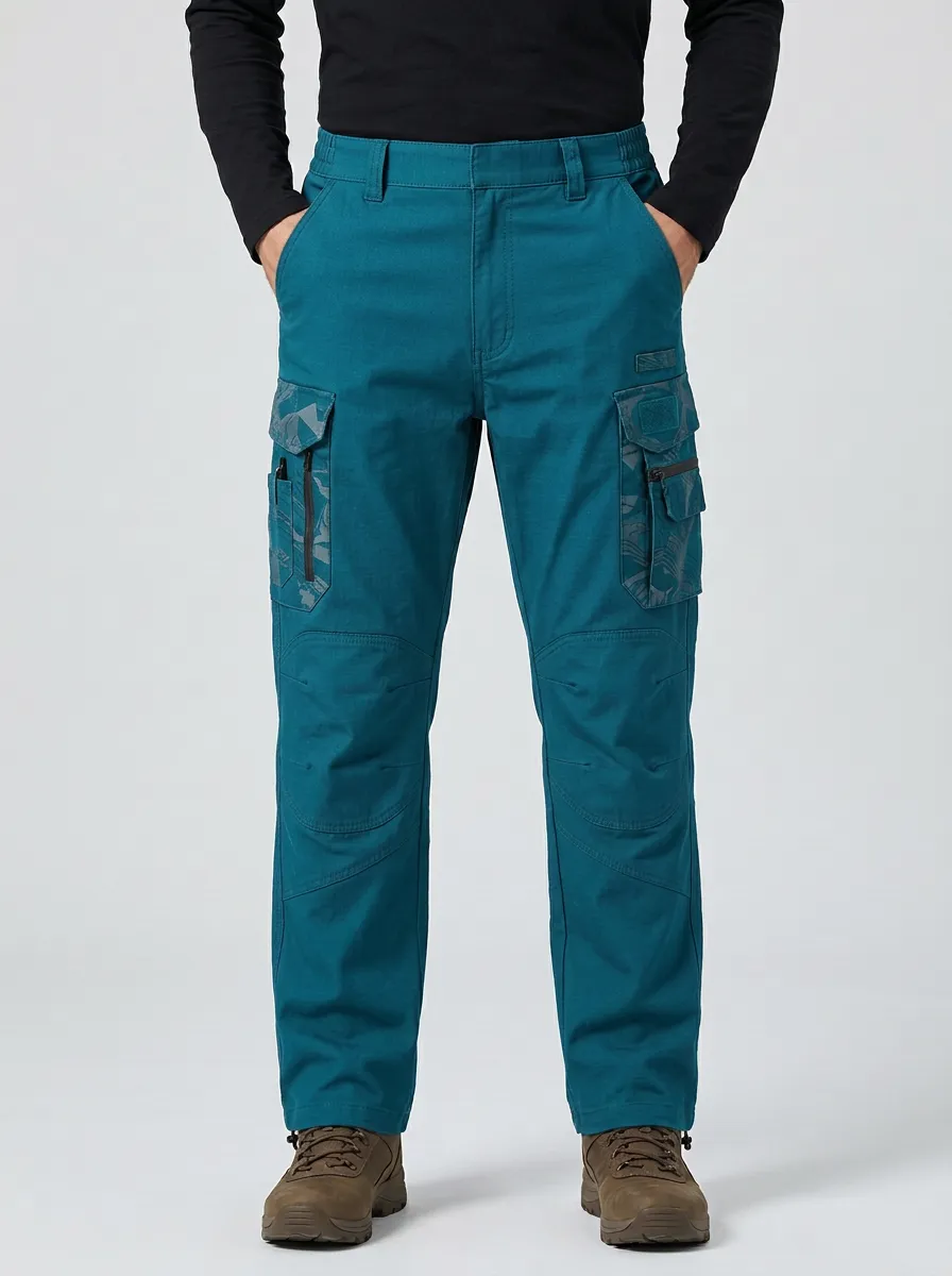 Tactical Camo Pocket Cargo Pants