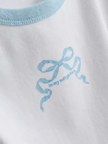 7-15yrs | 2pk Cotton Rich Long Sleeve Ringer T-Shirts