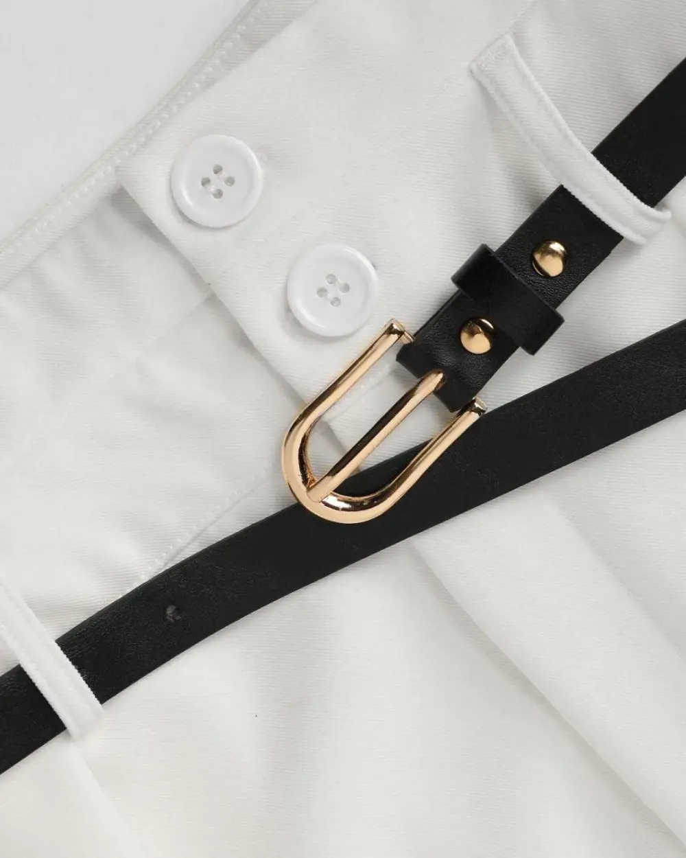 Pleated High Waist Trousers