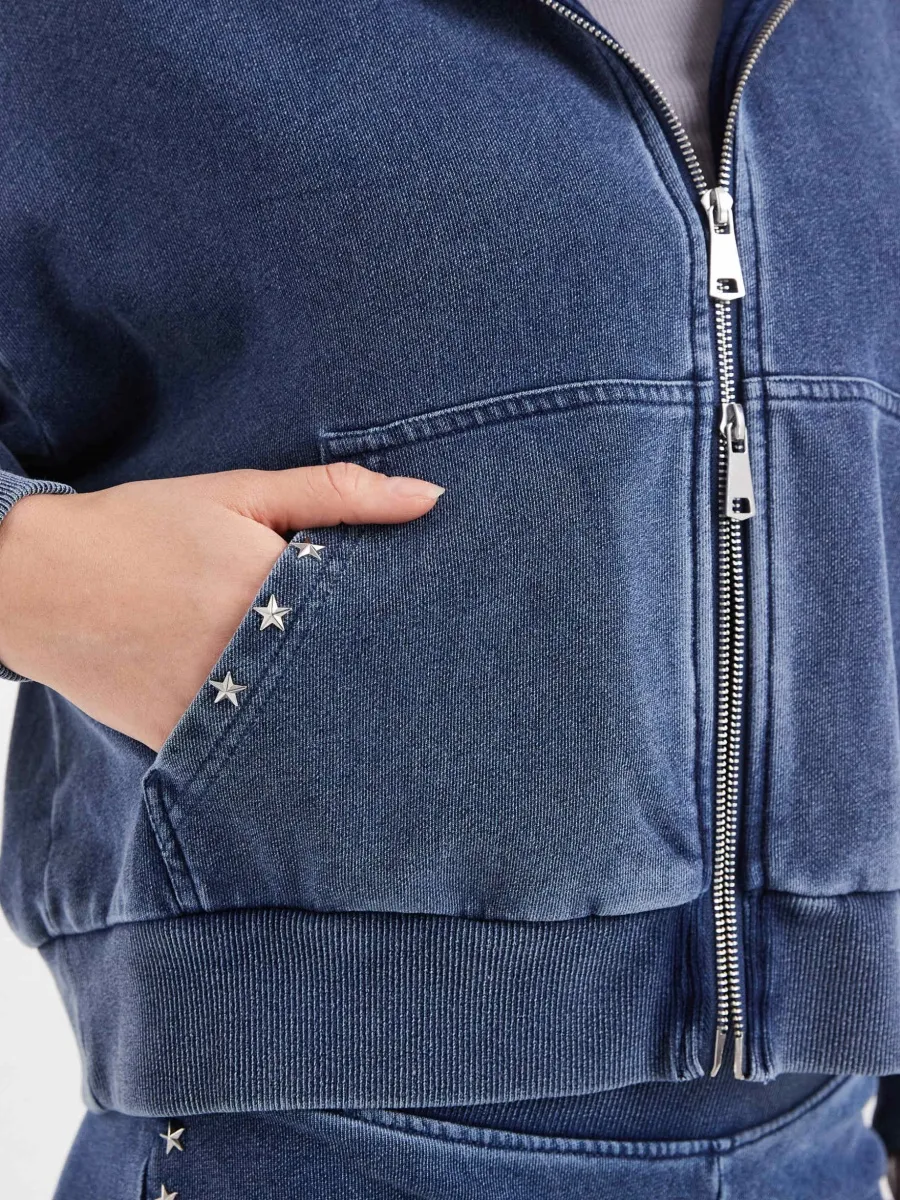 Long Sleeve Zip-Up Hoodie