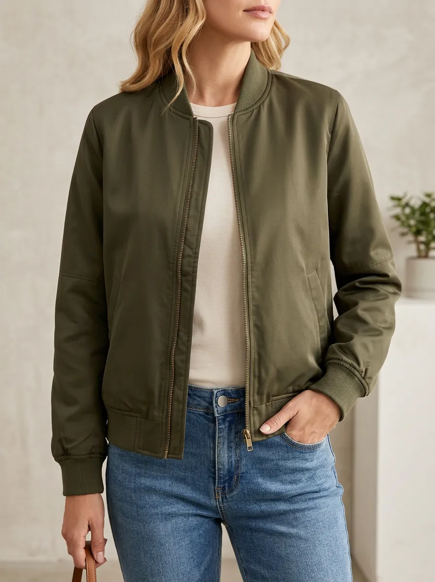 Modern Bomber Women's Casual Jacket