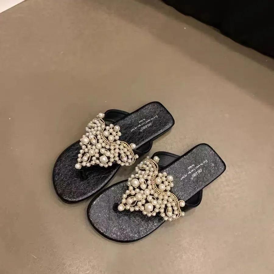 Polished Slide Sandals