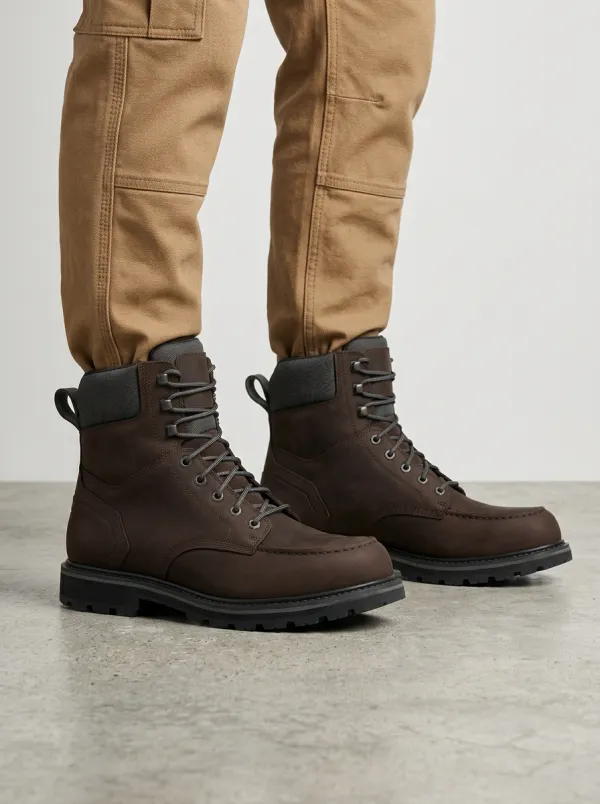 Topographic Hiking Work Boots Terrain