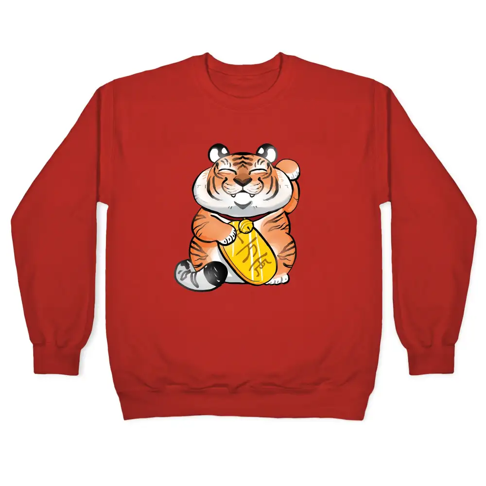 Textured Moon Crewneck Sweatshirt