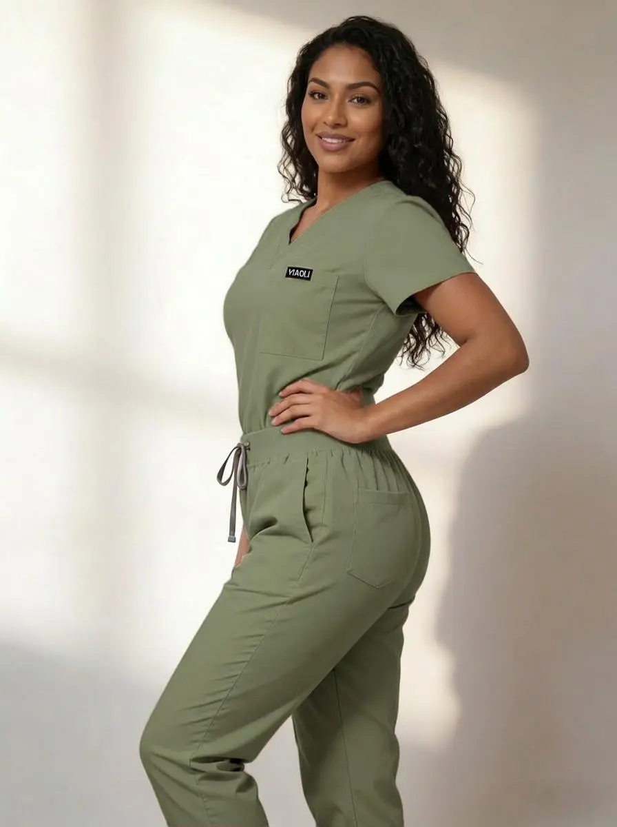 Women's Medical Scrubs Set