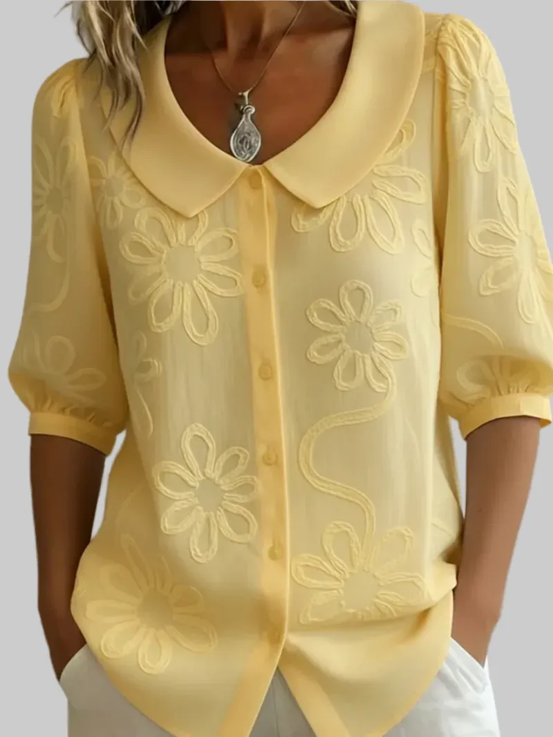 Lightweight Floral Blouse