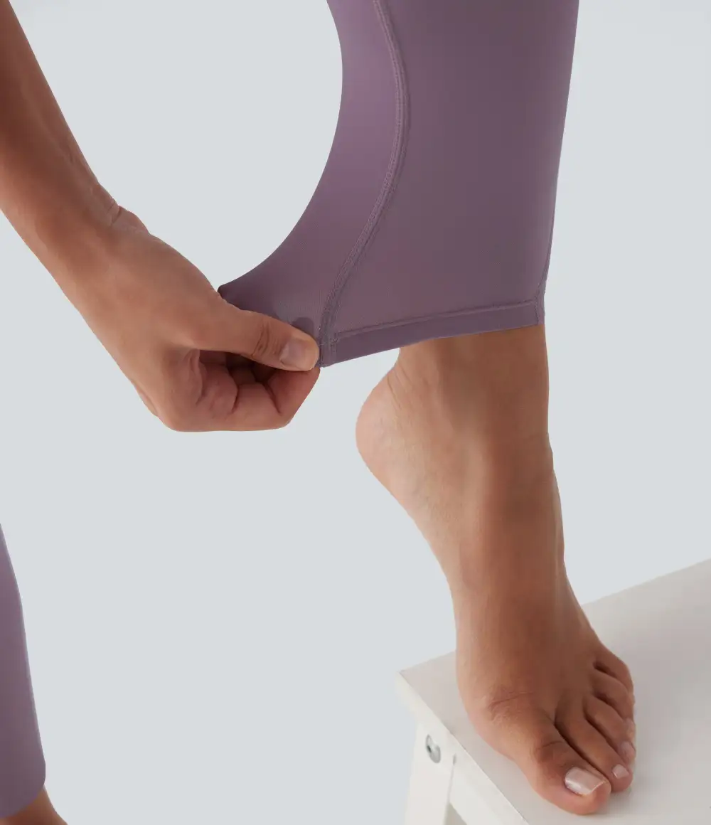 UltraSculpt Cool Quick Dry SoCinched High Waisted Tummy Control Shaping Yoga Leggings with Pockets-UPF50+