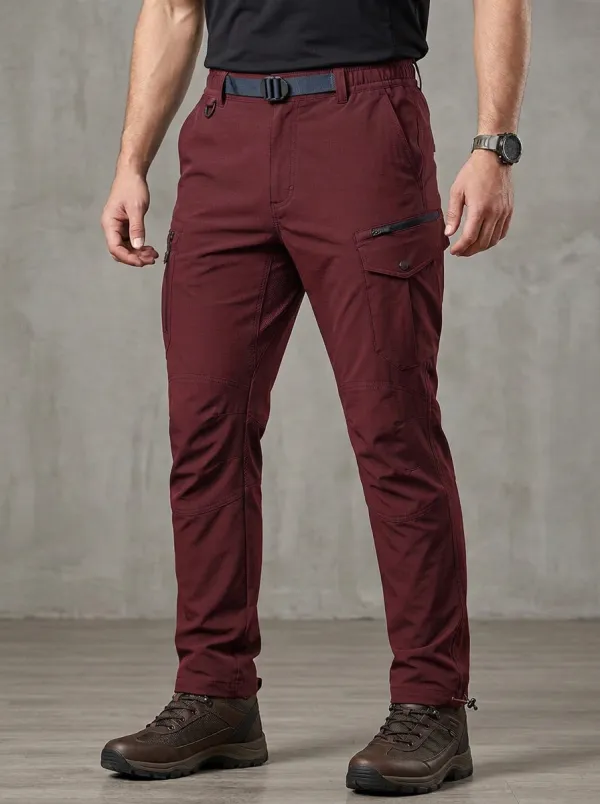 Men's Multi-Pocket Quick-Dry D-Ring Cargo Pants
