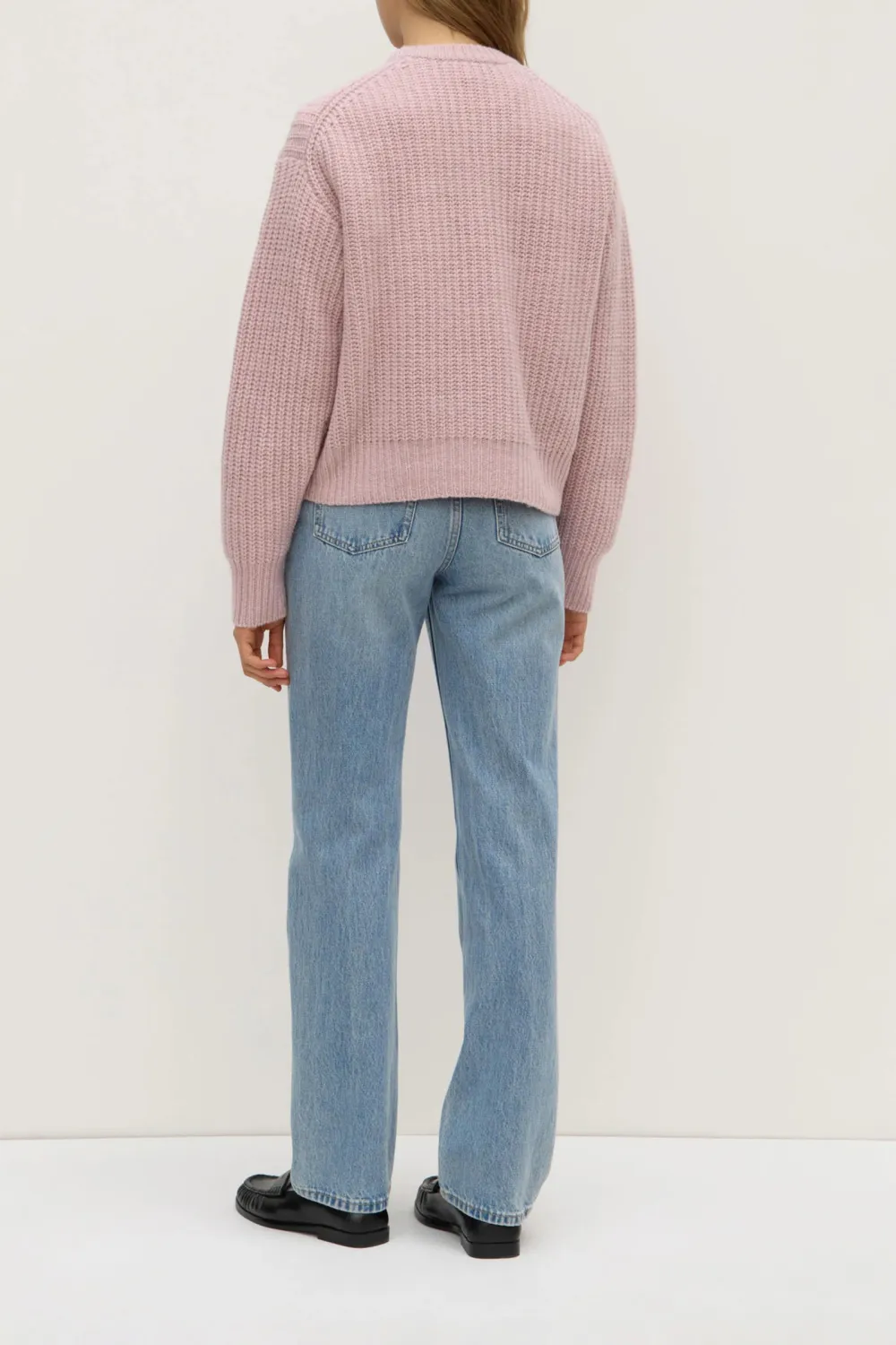 Thick Round Neck Knitted Sweater