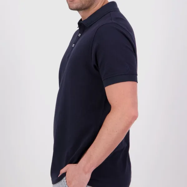 Men's Textured Polo Shirt