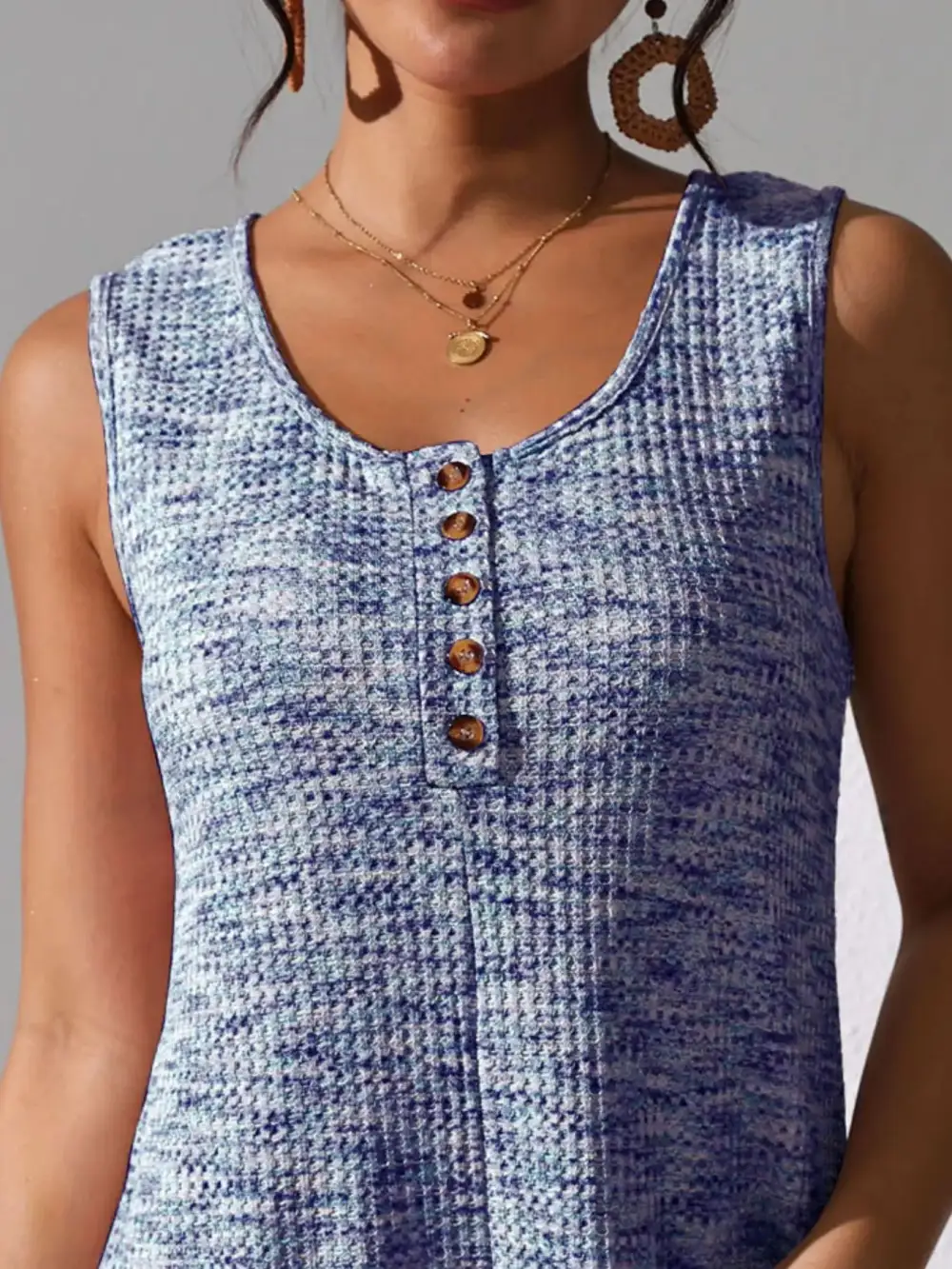Everyday Button Front Pocket Romper