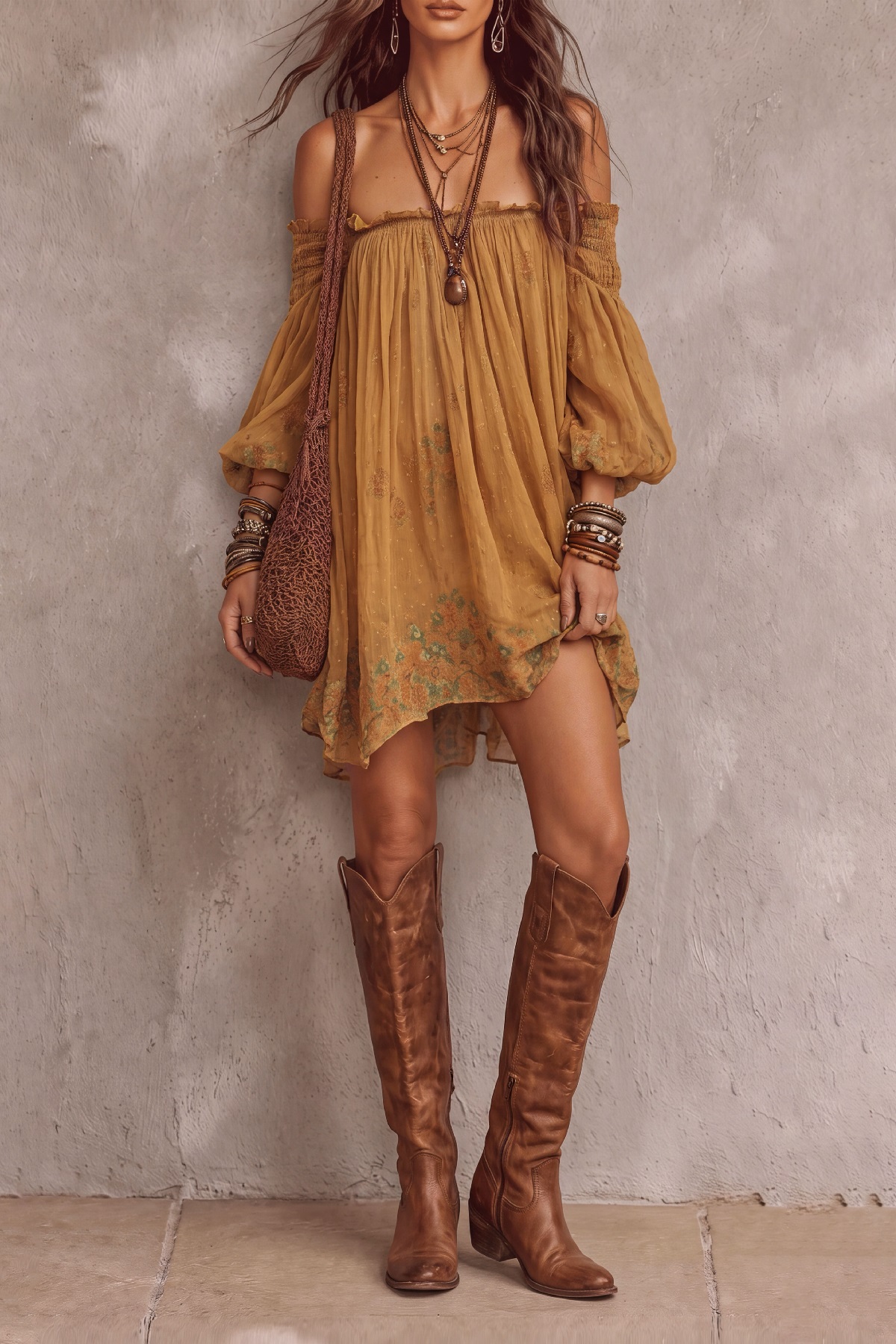 Classic Floral Mini Dress