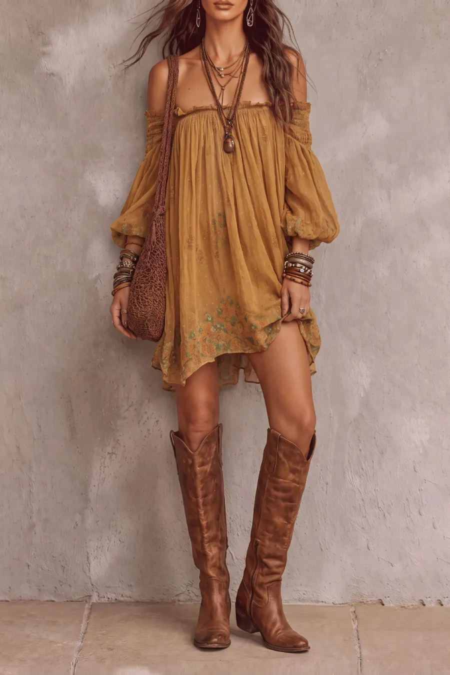 Classic Floral Mini Dress