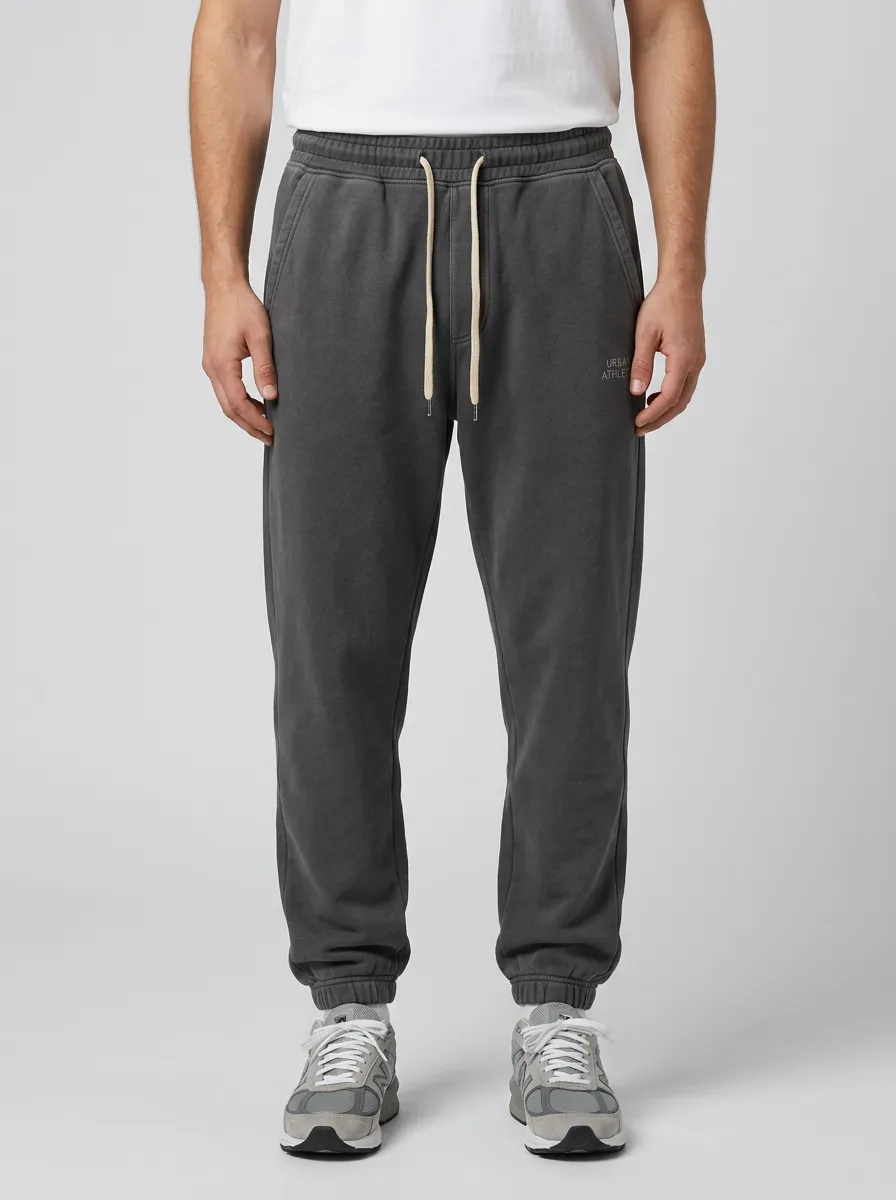 Men's Athletic Emblem Casual Sweatpants