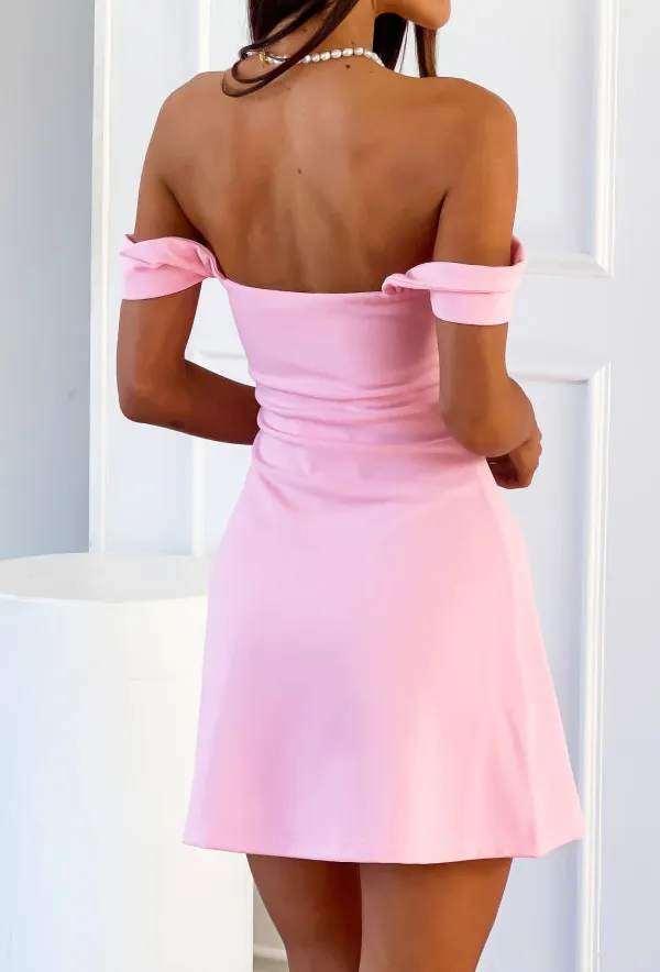 Off the Shoulder Mini Dress