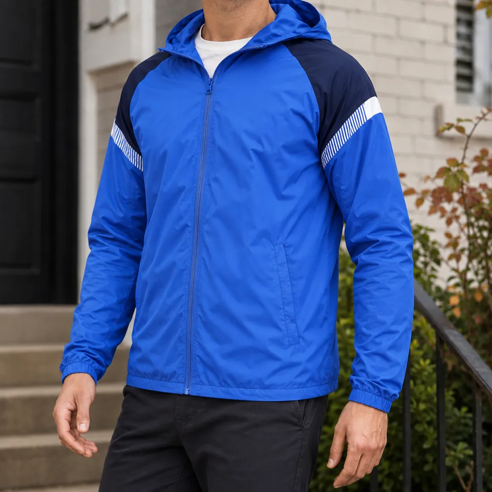 Hooded Woven Jacket