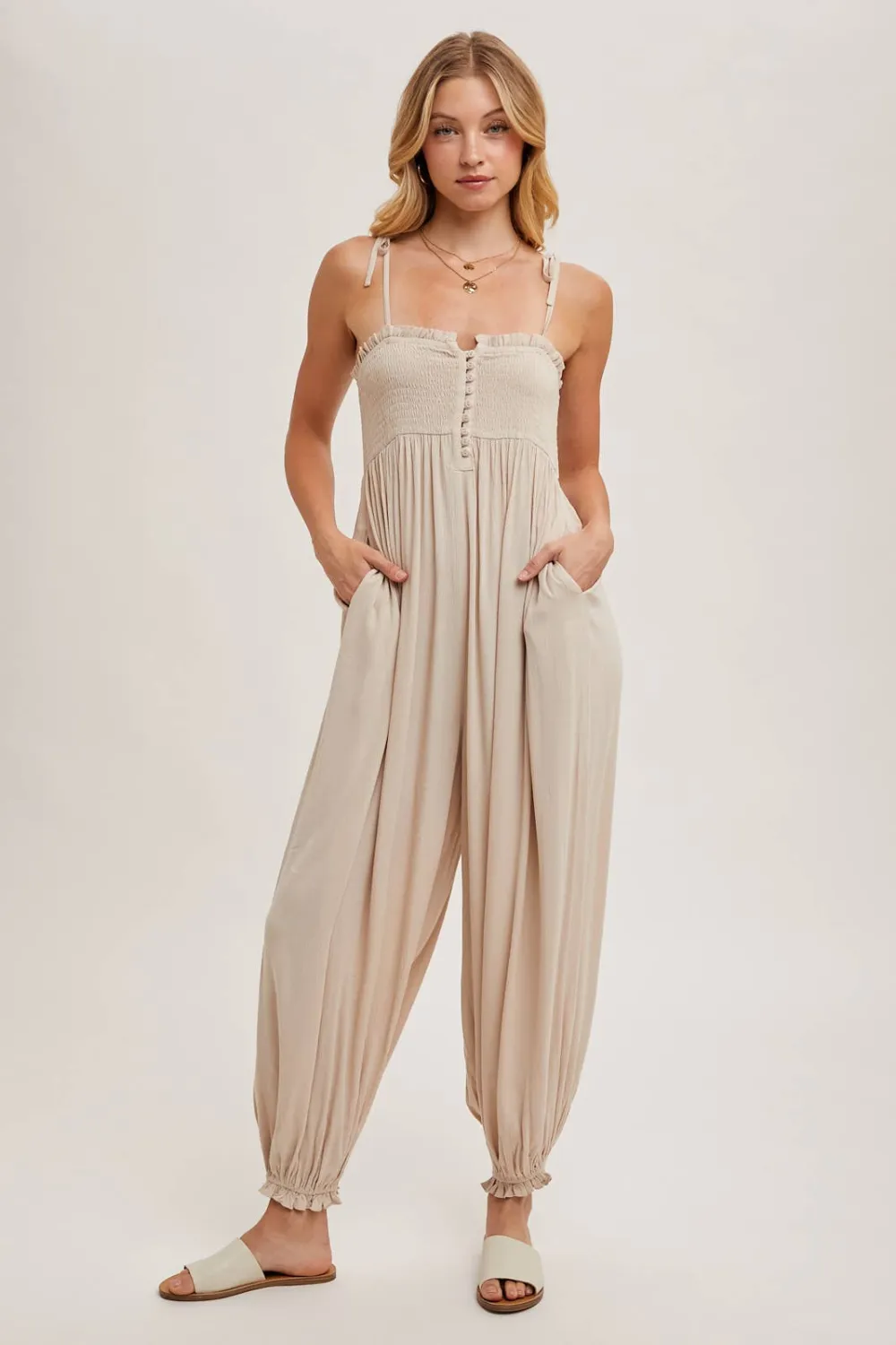 Relaxed Bohemian Jumpsuit