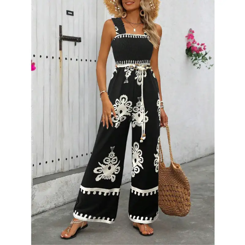 Boho Print Effortless Jumpsuit
