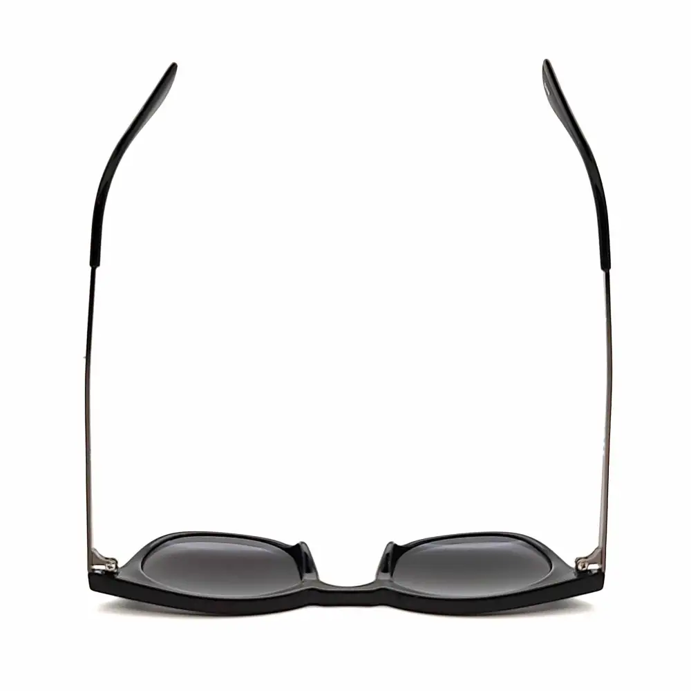 Round Full-Lens Smoke-Lens Reading Sunglasses