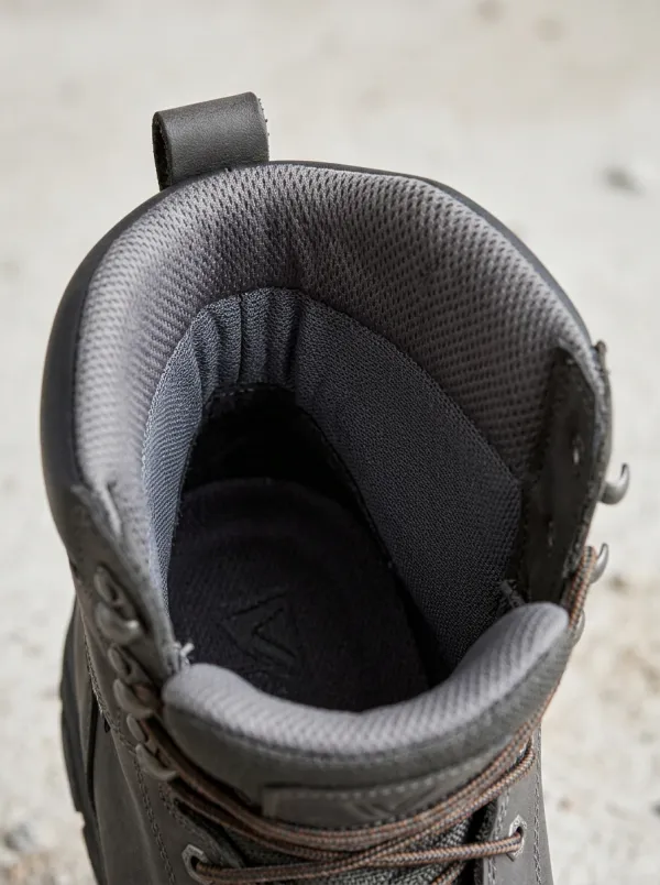 Utility-Ready Leather-Look Men's Waterproof Work Boots