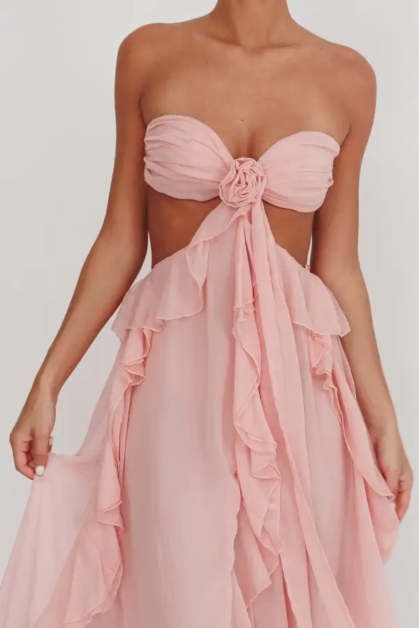 Elegant Halter Maxi Dress