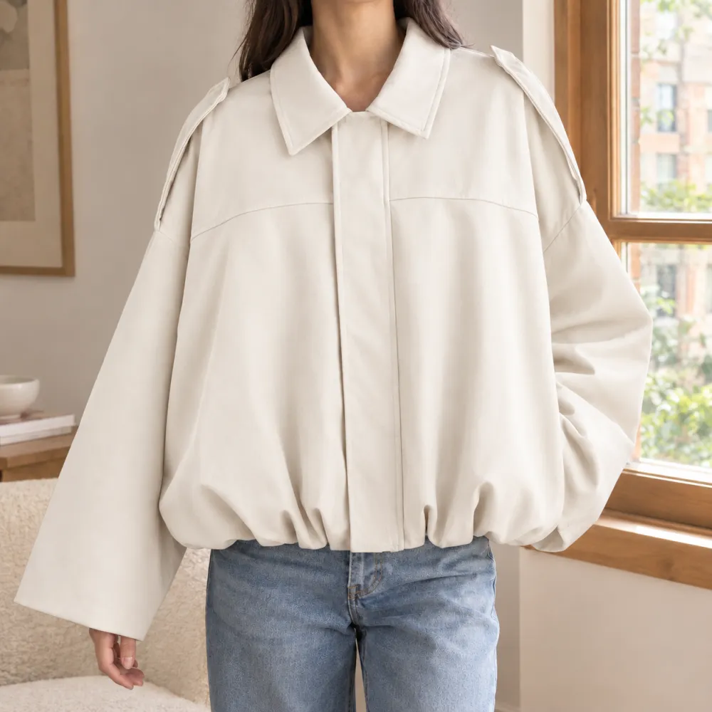 Pointed Collar Jacket