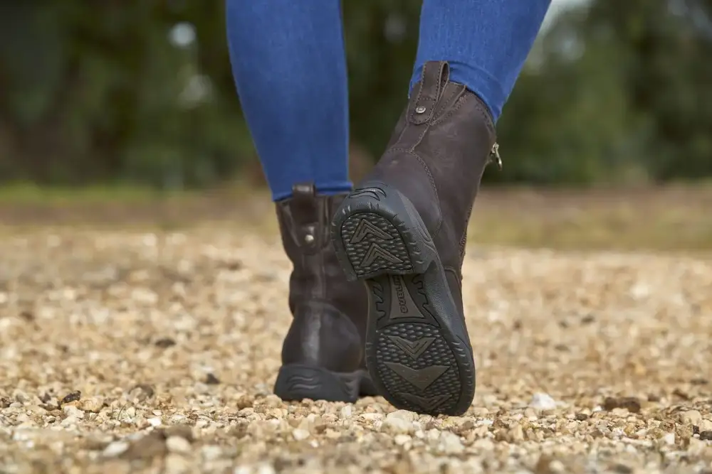 Everyday Lace-Up Zip Riding Boots